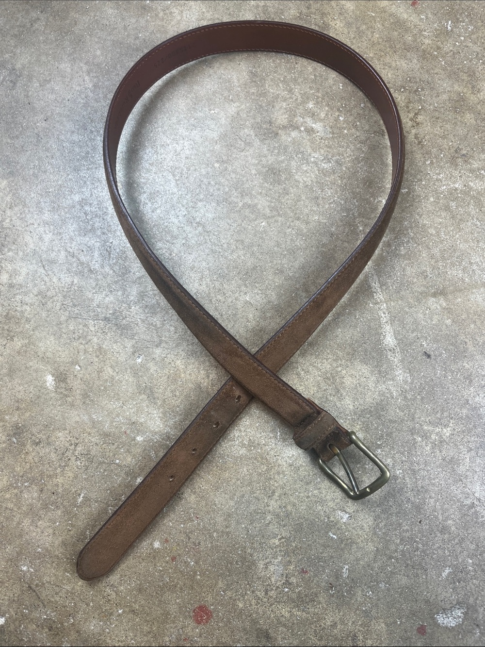 Polo Ralph Lauren Suede Leather 
Belt 
Size: 38